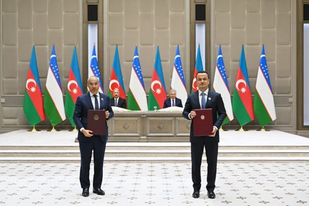 Ceremony for signing and exchanging Azerbaijan–Uzbekistan documents held in Tashkent - UPDATED