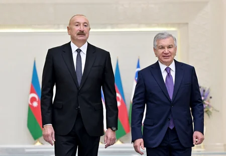 Daşkənddə Prezident İlham Əliyevin rəsmi qarşılanma mərasimi olub - YENİLƏNİB