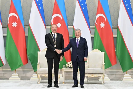 Award ceremony for Presidents of Azerbaijan and Uzbekistan held in Tashkent - Update