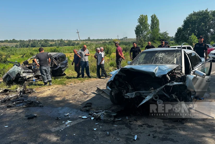 При столкновении двух автомобилей в Газахе погибли три человека