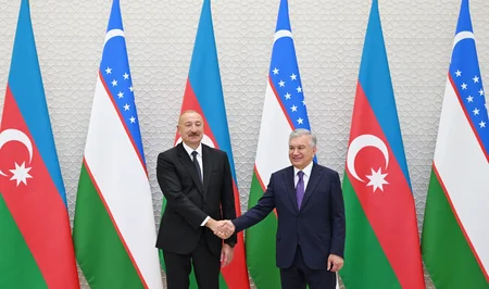 Daşkənddə Prezident İlham Əliyevin rəsmi qarşılanma mərasimi olub - YENİLƏNİB