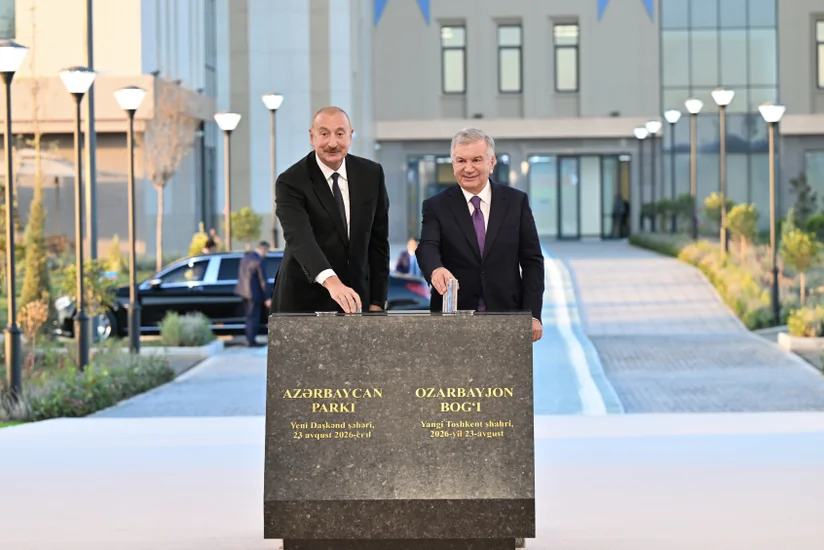 Yeni Daşkənd şəhərində Azərbaycan parkının təməli qoyulub