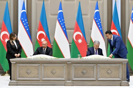 Ceremony for signing and exchanging Azerbaijan–Uzbekistan documents held in Tashkent - UPDATED