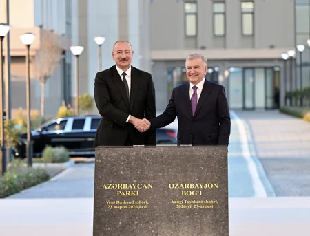 Yeni Daşkənd şəhərində Azərbaycan parkının təməli qoyulub