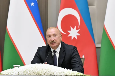 Presidents of Azerbaijan and Uzbekistan delivered press statements