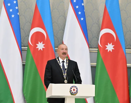Award ceremony for Presidents of Azerbaijan and Uzbekistan held in Tashkent - Update