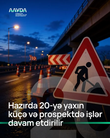 Bakıda 40 küçə və prospektdə yolların təmir işləri başa çatdırılıb
