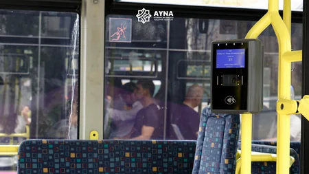 M1 nömrəli ekspres avtobuslara ikinci validator quraşdırılır
