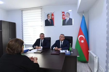 Şuşa şəhərində keçmiş məcburi köçkünlərin müraciətləri dinlənilib