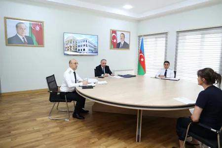 Kamran Əliyev Şəkidə vətəndaşları qəbul edib və xidməti mənzillərə baxış keçirib