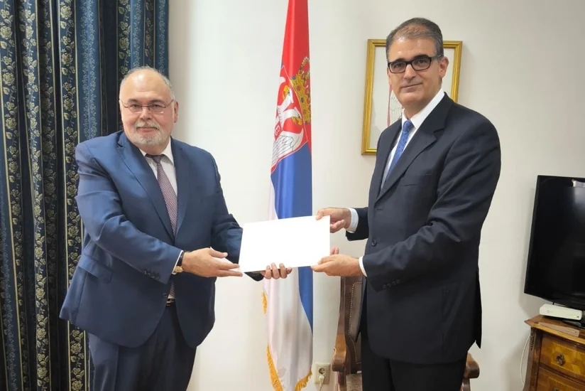 Tahir Tağızadə etimadnaməsinin surətini Serbiya XİN-ə təqdim edib