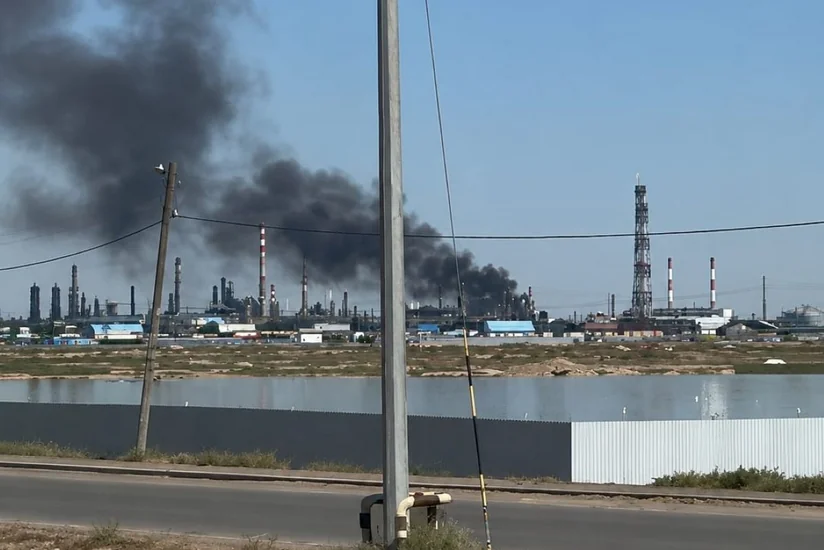 На Атырауском НПЗ в Казахстане произошел пожар