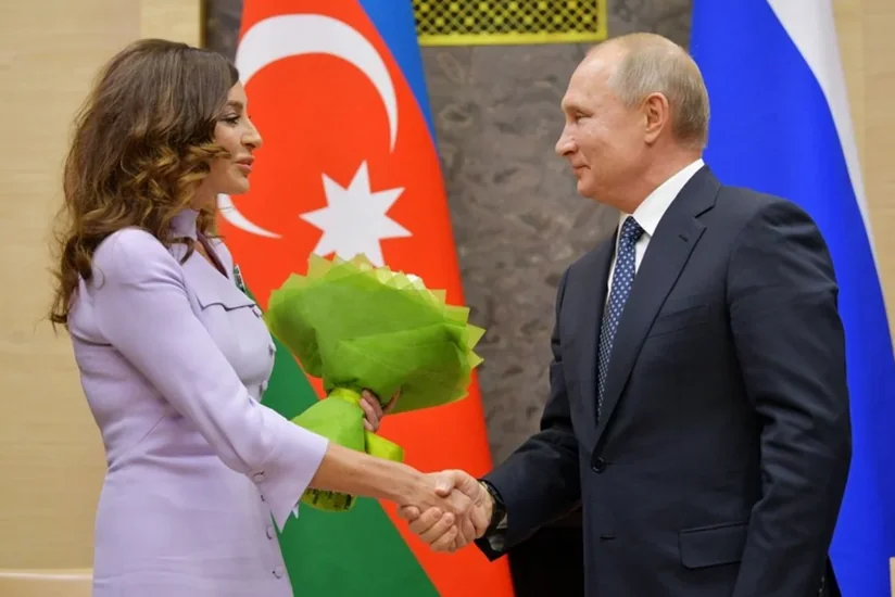 Владимир Путин поздравил Мехрибан Алиеву