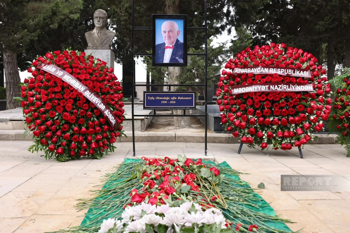Xalq artisti Tofiq Bakıxanov dəfn olunub - YENİLƏNİB-2