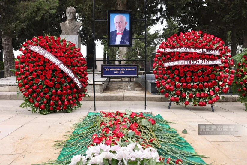 Xalq artisti Tofiq Bakıxanov dəfn olunub - YENİLƏNİB-2