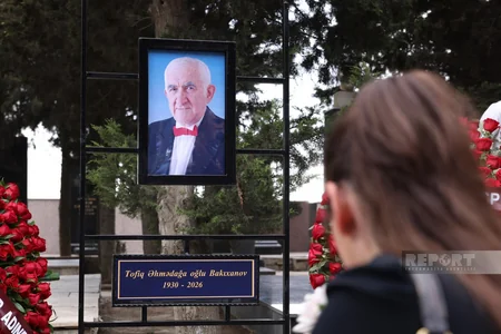 Xalq artisti Tofiq Bakıxanov dəfn olunub - YENİLƏNİB-2