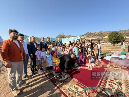 'Şəngülüm, Şüngülüm, Məngülüm' fairy-tale play presented in Lachin on City Day