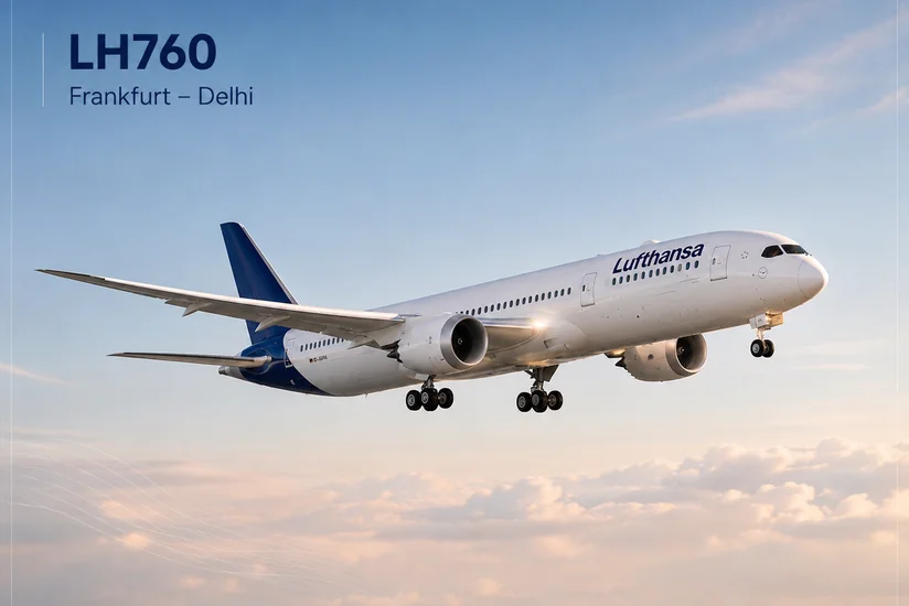 Lufthansa aviaşirkətinin Dehliyə uçan təyyarəsi Bakıda eniş edib