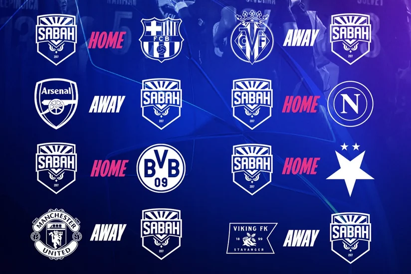 Sabah's UEFA Champions League opponents confirmed