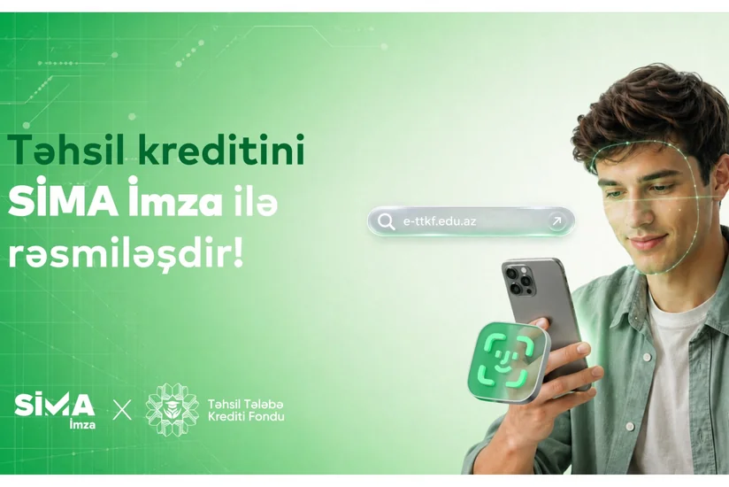Təhsil Tələbə Krediti Müqaviləsi SİMA İmza ilə tam rəqəmsal!