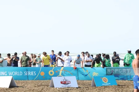 Azərbaycanın çimərlik güləşçiləri Bakıdakı dünya çempionatında 8 medal qazanıblar