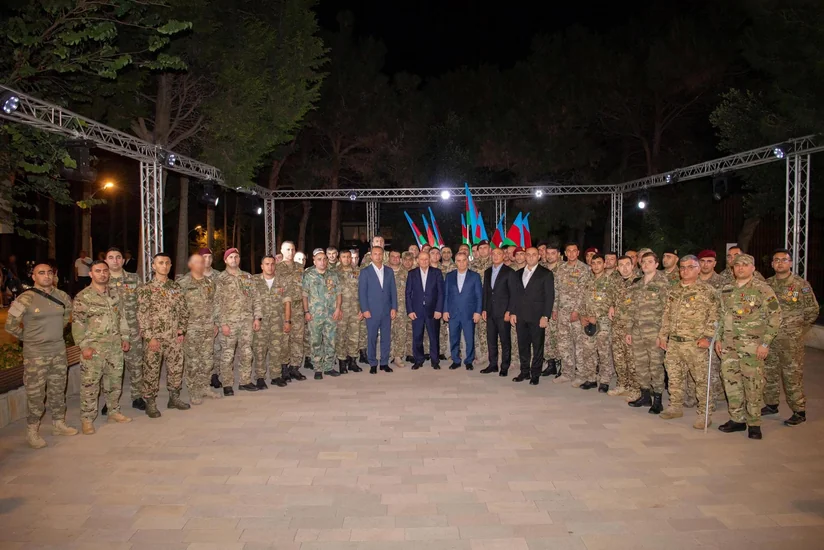 DTX-nin Bilgəh İstirahət mərkəzində Vətən müharibəsi iştirakçıları ilə görüş təşkil edilib