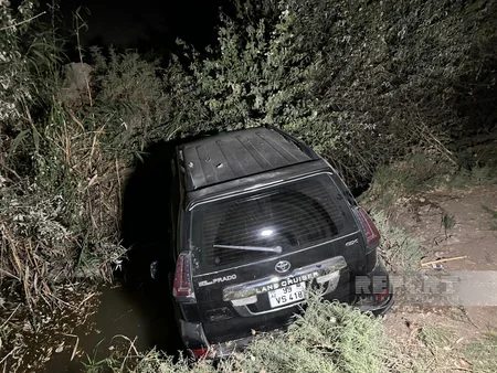 Kürdəmirdə avtomobil aşıb, beş nəfər xəsarət alıb