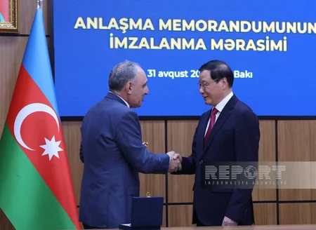 Azerbaijani, Chinese Prosecutor Generals sign MoU