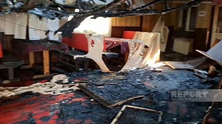 Kiyevdə Rusiyanın hücumu nəticəsində azərbaycanlıya məxsus restoran dağılıb