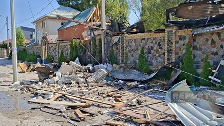 Kiyevdə Rusiyanın hücumu nəticəsində azərbaycanlıya məxsus restoran dağılıb