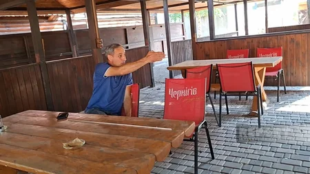 Kiyevdə Rusiyanın hücumu nəticəsində azərbaycanlıya məxsus restoran dağılıb
