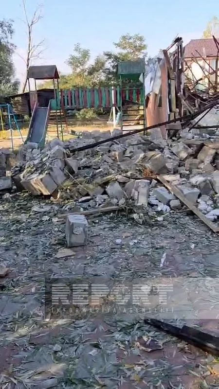 Kiyevdə Rusiyanın hücumu nəticəsində azərbaycanlıya məxsus restoran dağılıb