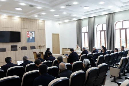 Vilayət Eyvazov Sumqayıtda vətəndaş qəbulu və sıra baxışı keçirib