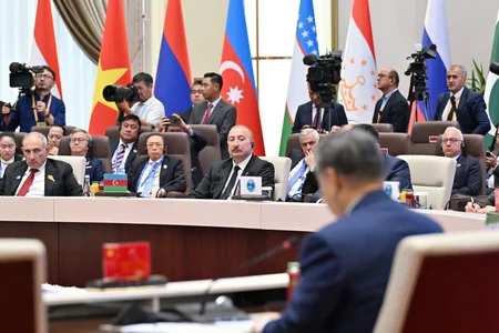 President Ilham Aliyev addresses SCO Plus format meeting - UPDATED