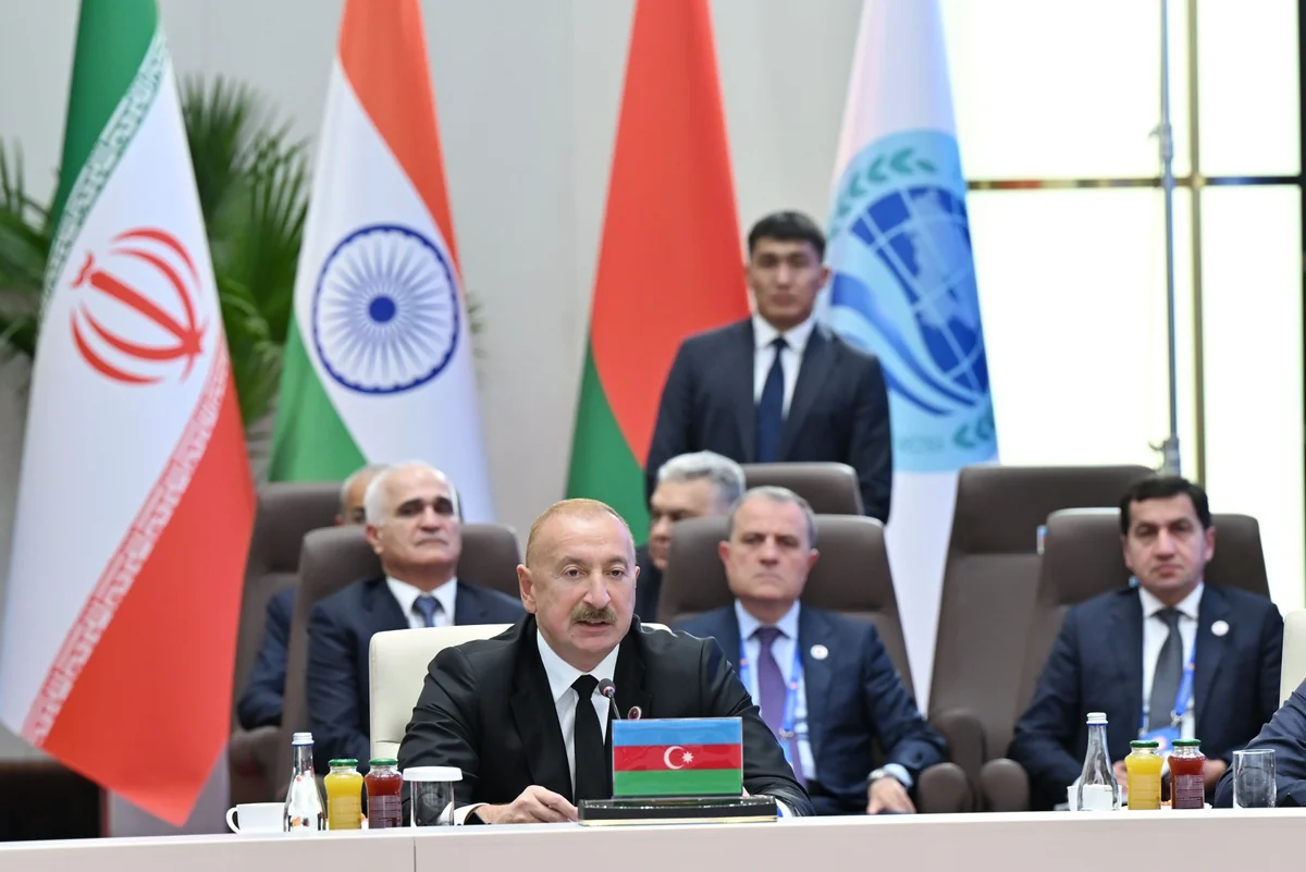President Ilham Aliyev addresses SCO Plus format meeting - UPDATED