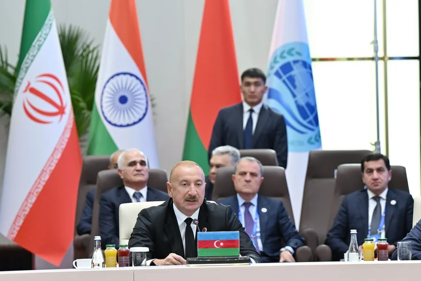 Prezident İlham Əliyev ŞƏT plyus formatında görüşdə çıxış edib - YENİLƏNİB-3