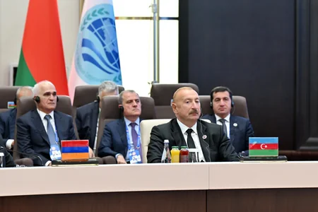 President Ilham Aliyev addresses SCO Plus format meeting - UPDATED