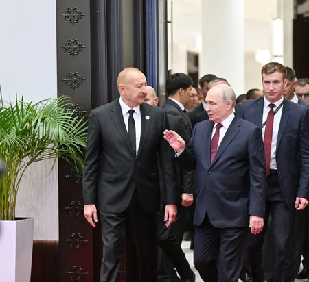 President Ilham Aliyev addresses SCO Plus format meeting - UPDATED