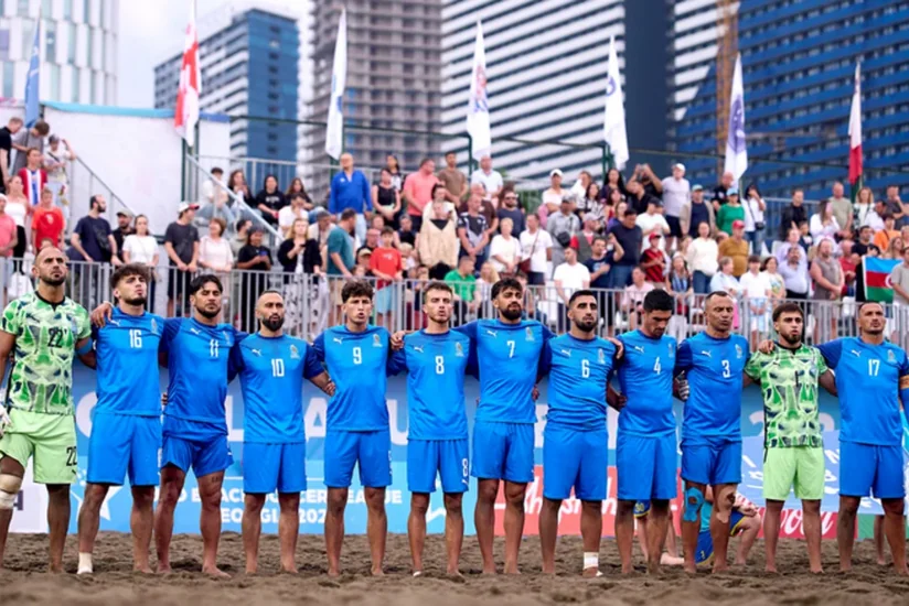Azərbaycanın çimərlik futbolu millisi dünya reytinqində irəliləyib