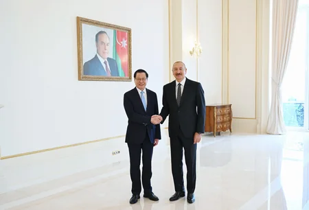 İlham Əliyev Çinin Baş prokurorunu qəbul edib