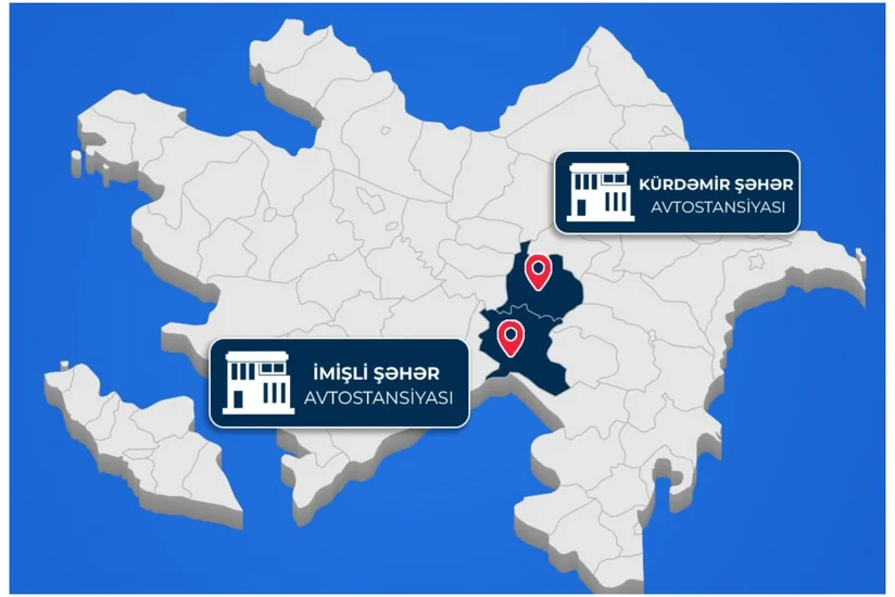 Kürdəmir və İmişlidə yeni avtovağzal xidməti təşkil ediləcək