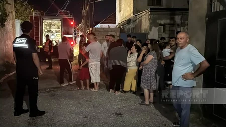 Sumqayıtda kişi öz valideyninin evini yandırıb