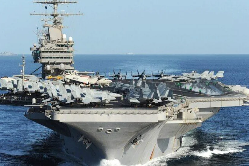 ABŞ-nin USS Abraham Lincoln gəmisi səkkiz aydan sonra ilk dəfə limana daxil olub