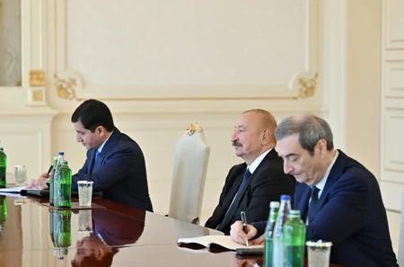 İlham Əliyev ATƏT Parlament Assambleyasının prezidentini qəbul edib