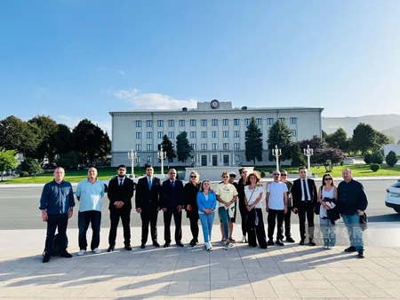 Georgian journalists and bloggers visit Khankandi