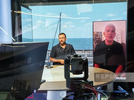 Azərbaycanlı jurnalistlər İsrailin i24NEWS telekanalının redaksiyasında olublar