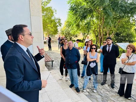 Gürcüstanlı jurnalist və bloqerlər Ağdama səfər ediblər
