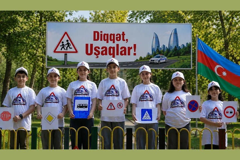 Yol polisi Diqqət, uşaqlar! devizi altında təhlükəsizlik aylığı keçirəcək