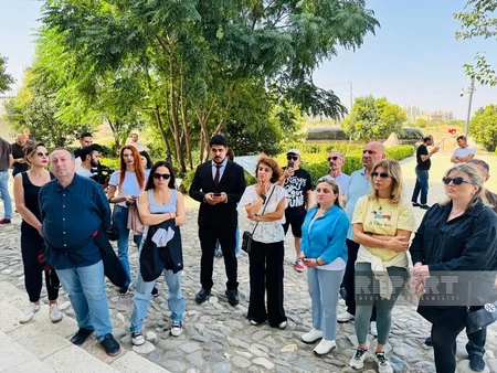 Gürcüstanlı jurnalist və bloqerlər Ağdama səfər ediblər