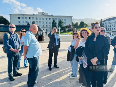 Georgian journalists and bloggers visit Khankandi